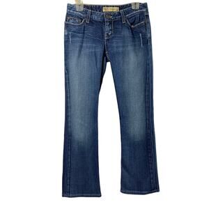 BKE Sierra Jeans‎ Womens 28 x 26.5 Distress Medium Wash Denim Boot Stretch